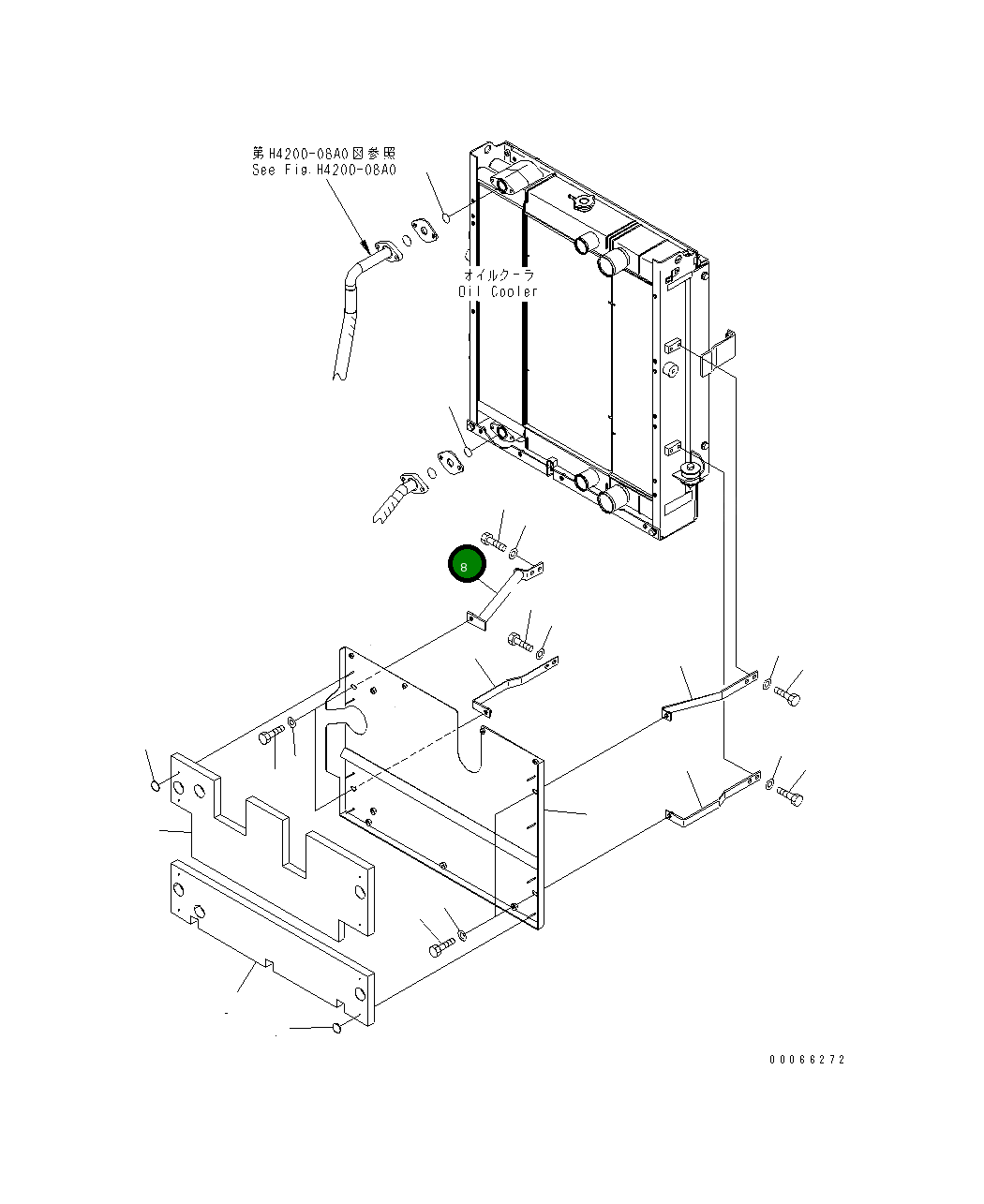 Рукоятка 417-03-41170 Komatsu