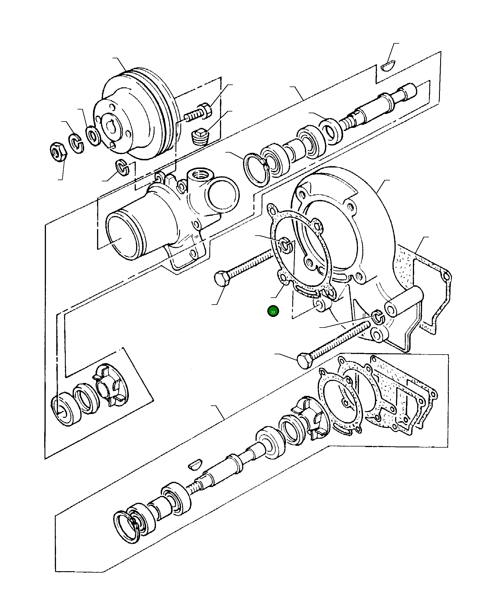 Прокладка P36866721 Komatsu