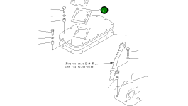 Прокладка 144-40-22221 Komatsu