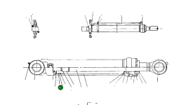 Поршень 03B739-1 Komatsu