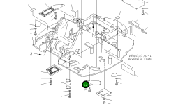 Пластина 21Y-46-11280 Komatsu