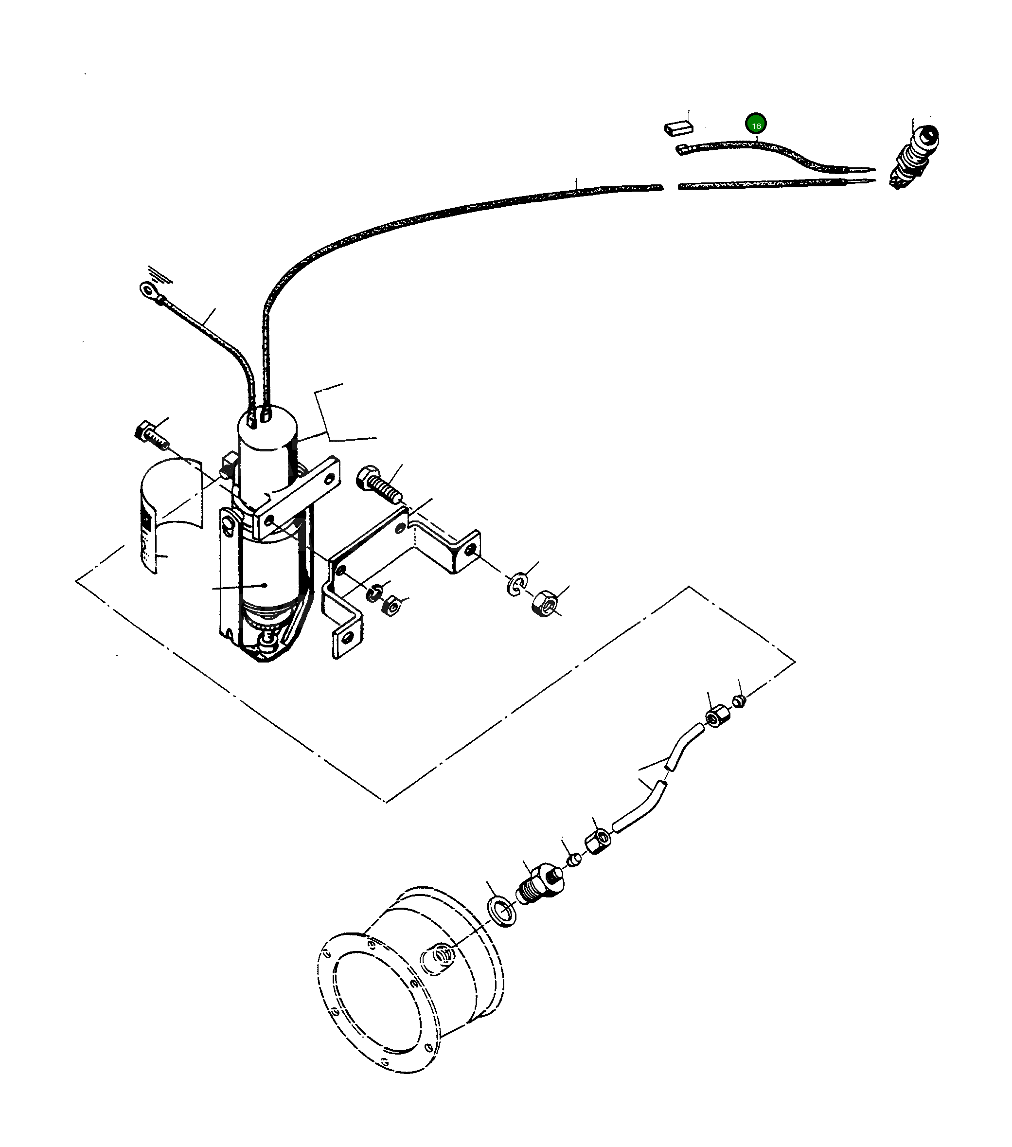 Провод 2977244M91 Komatsu