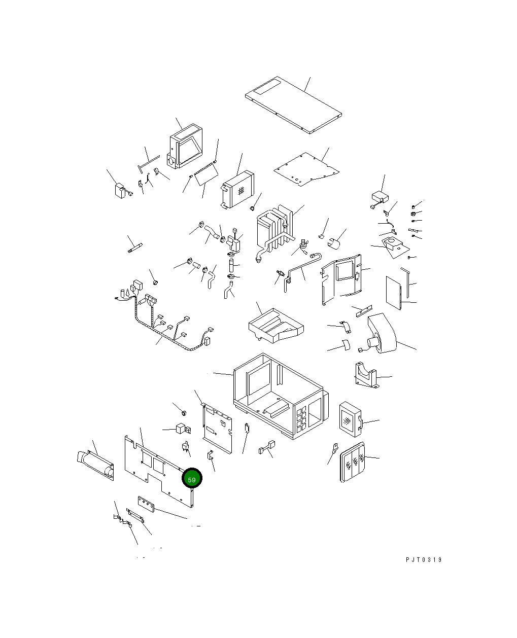 Реле TW7045-0010 Komatsu