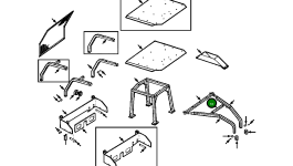 Передняя поперечная балка 740 945 C1 Komatsu