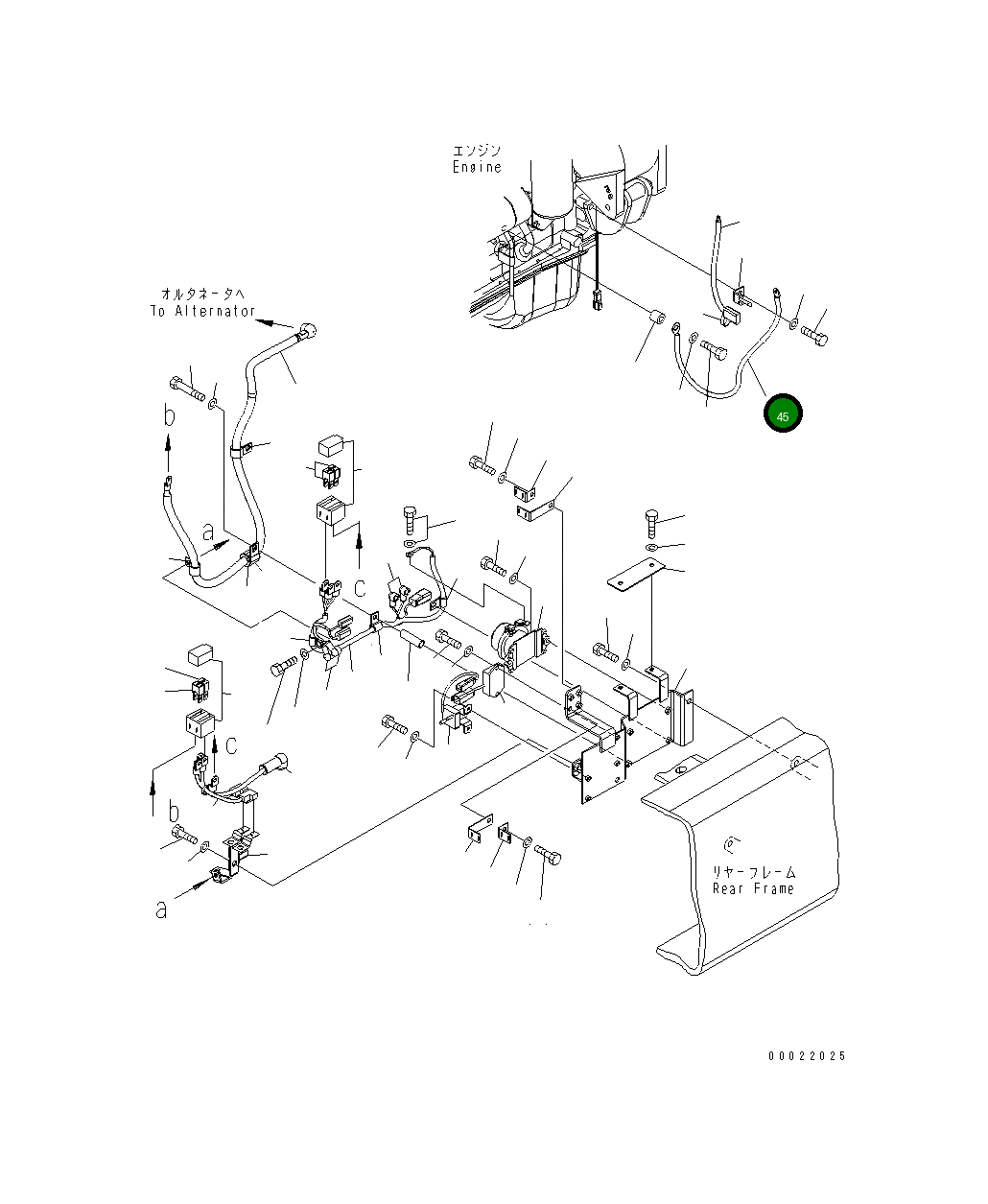 Провод 416-Z91-3240 Komatsu