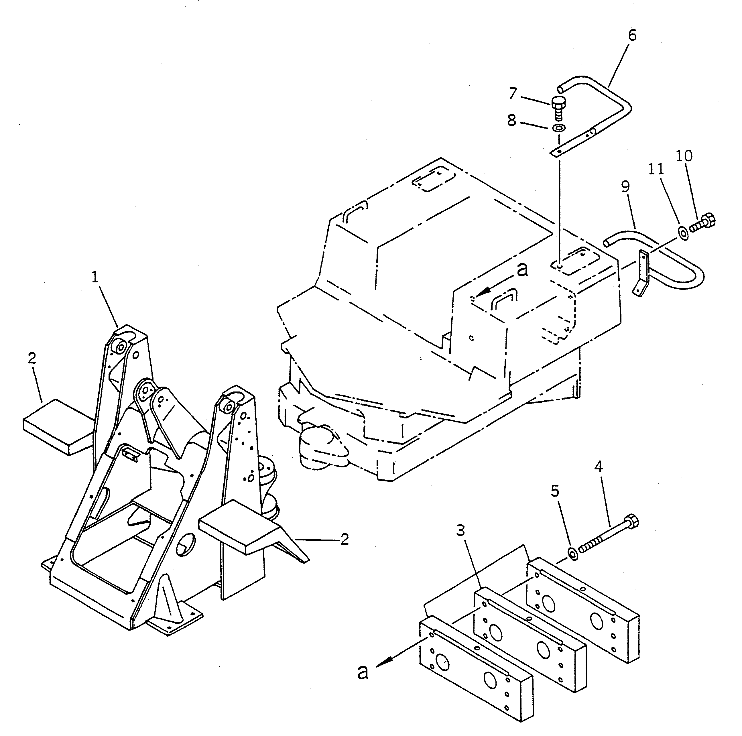 Стойка 361-975-1181 Komatsu