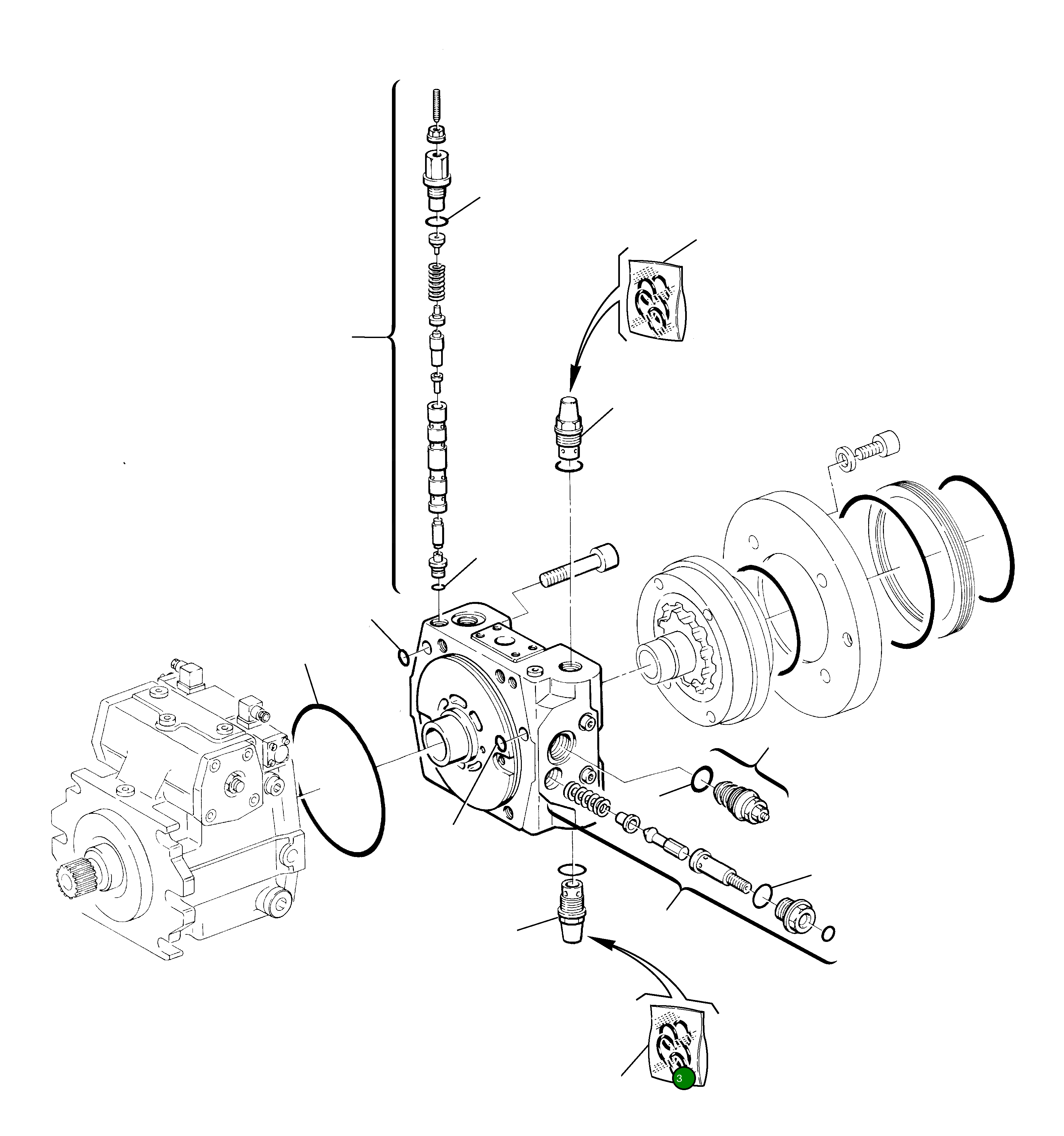 Предохранительный клапан 840225175 Komatsu