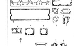Прокладка 6810-21-1490 Komatsu