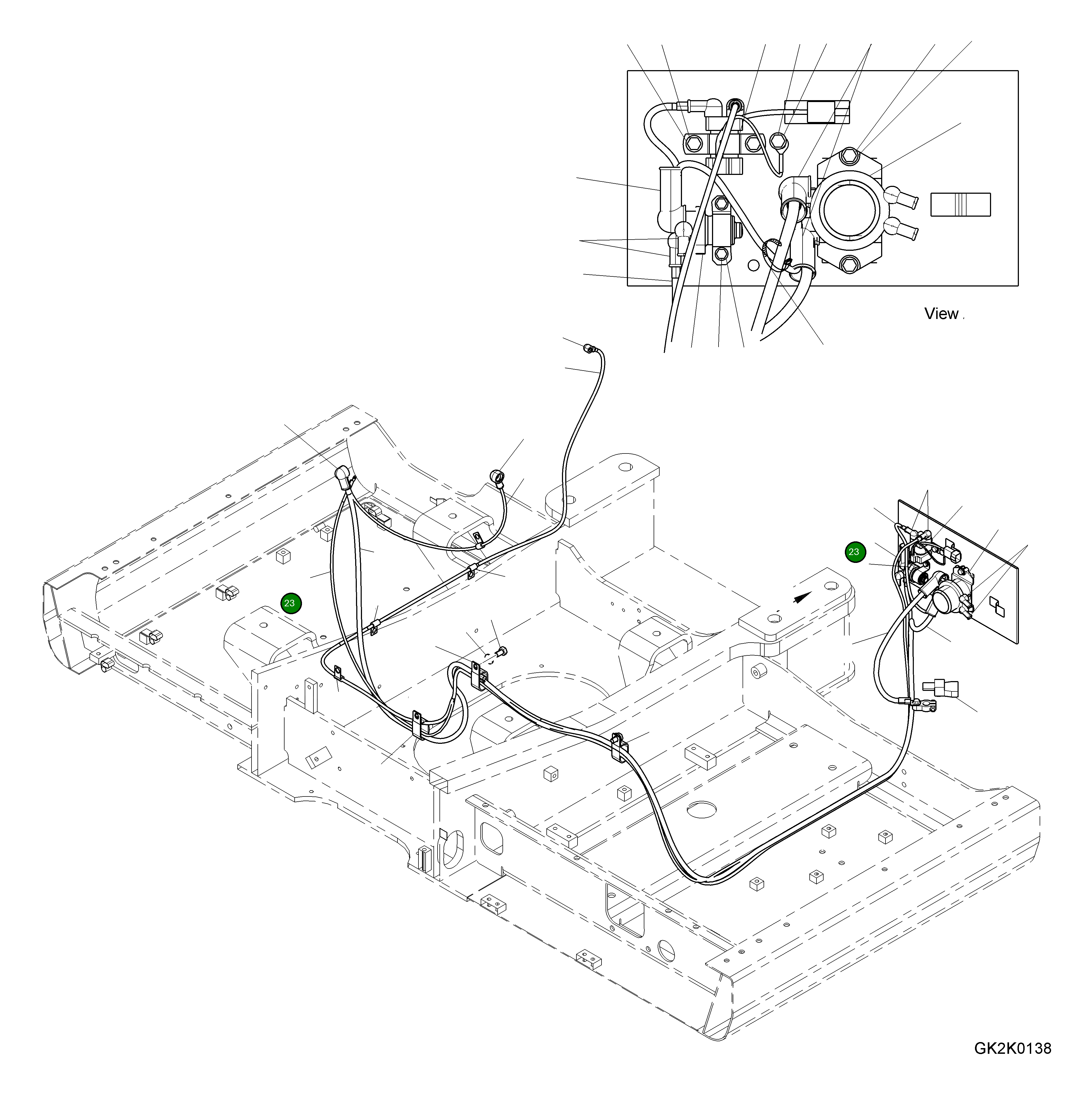 Провод 20J-06-11292 Komatsu