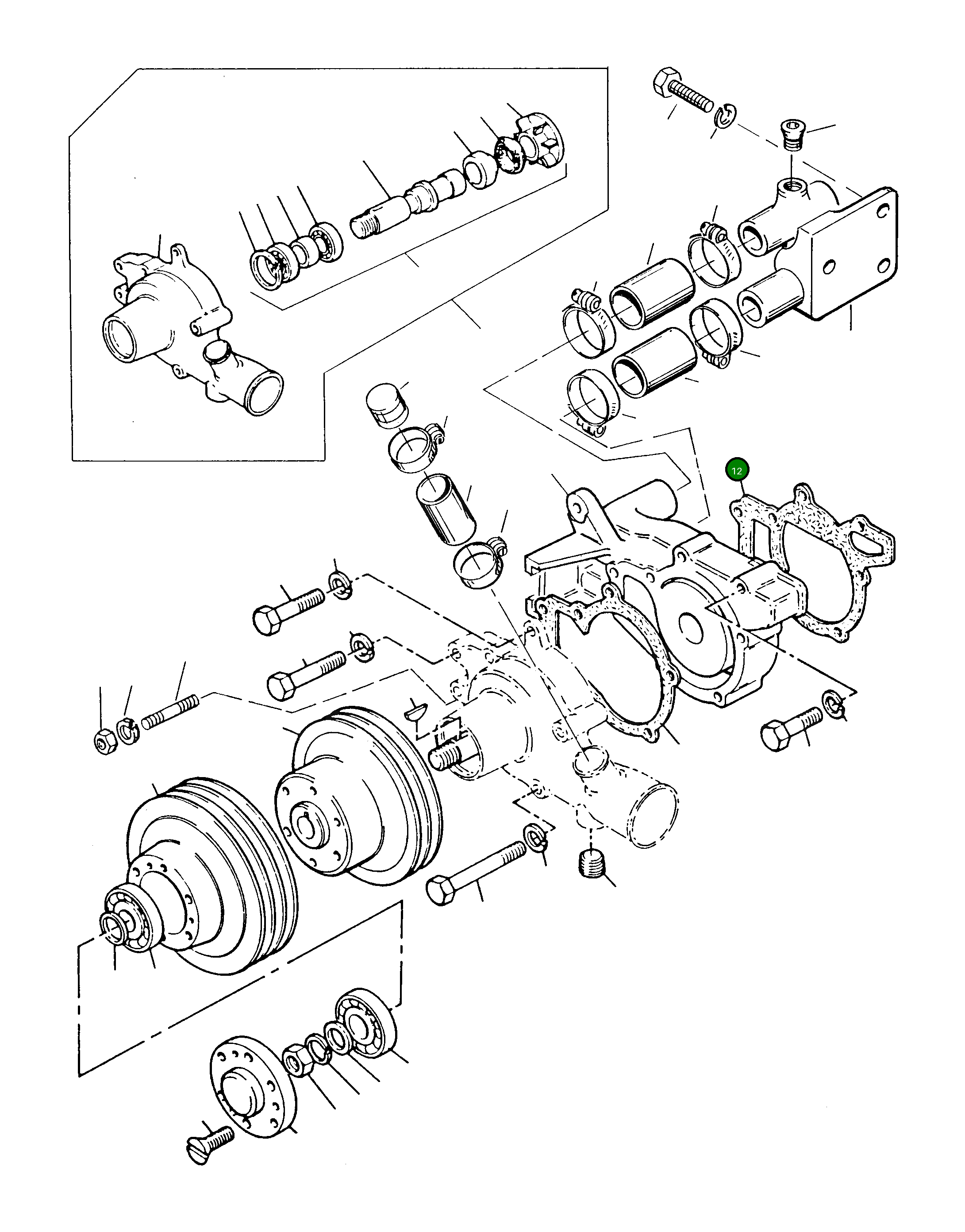Прокладка 4908748M1 Komatsu