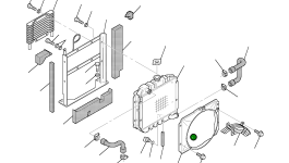 Радиатор 890001218 Komatsu
