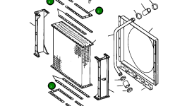 Прокладка 1309 021 H1 Komatsu