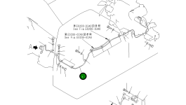 Провод 208-06-K2210 Komatsu