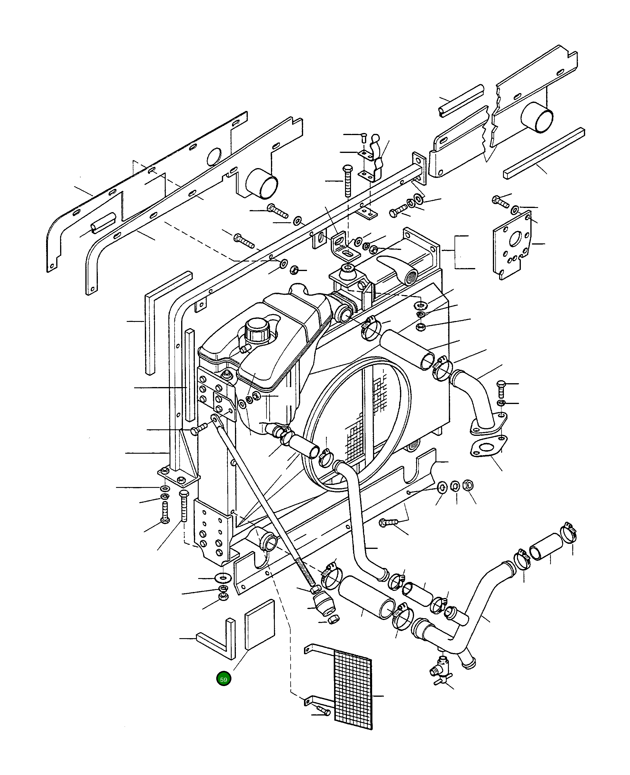 Прокладка 4241329M1 Komatsu