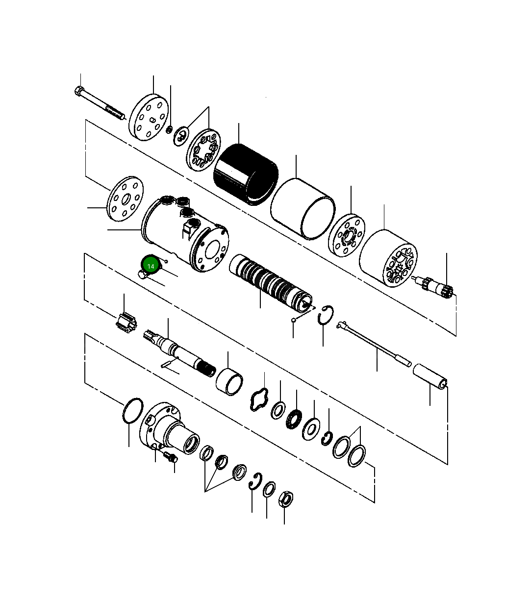Стальной шарик 24 176 Komatsu