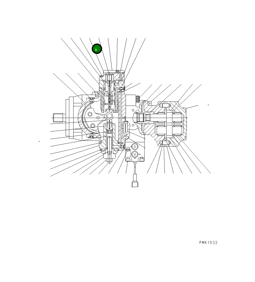 Поршень TM1220-291 Komatsu