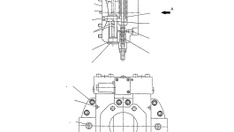 Поршень 1100038863 Komatsu