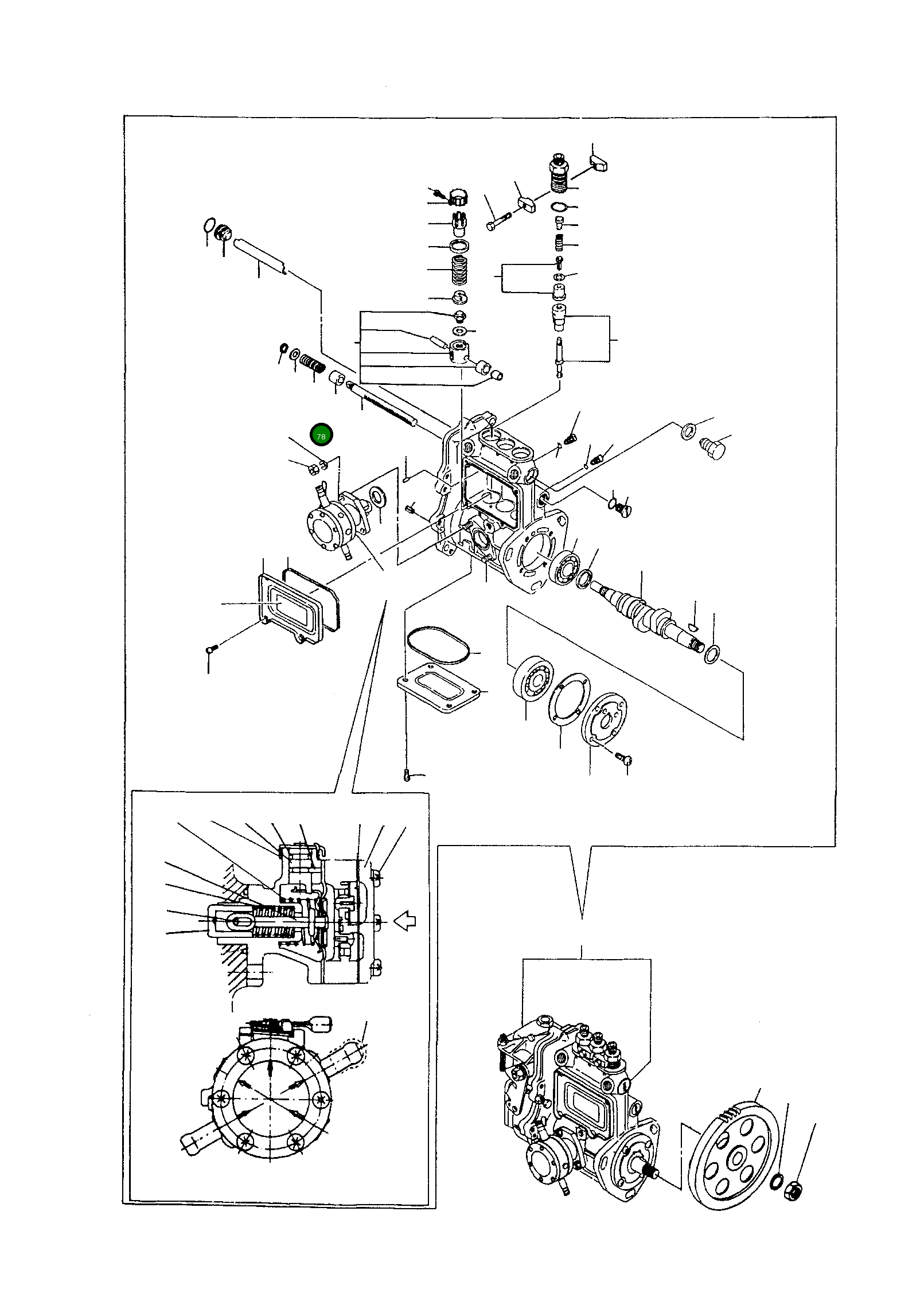 Пружинная шайба YMR001016 Komatsu