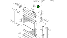 Прокладка 195-03-21190 Komatsu