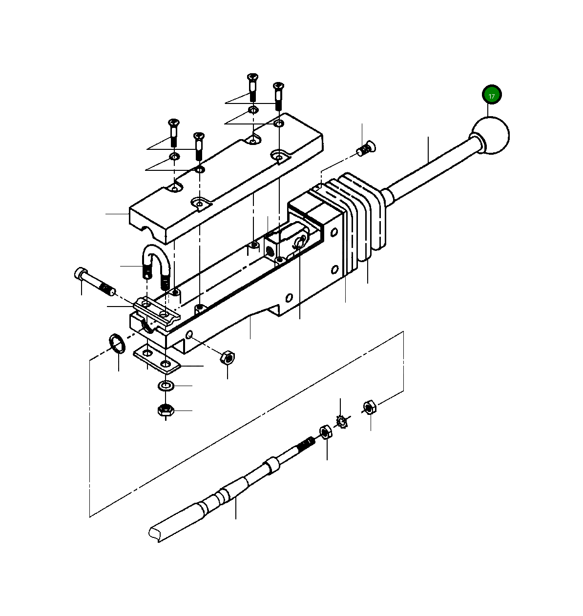 Ручка 1431 716 H1 Komatsu
