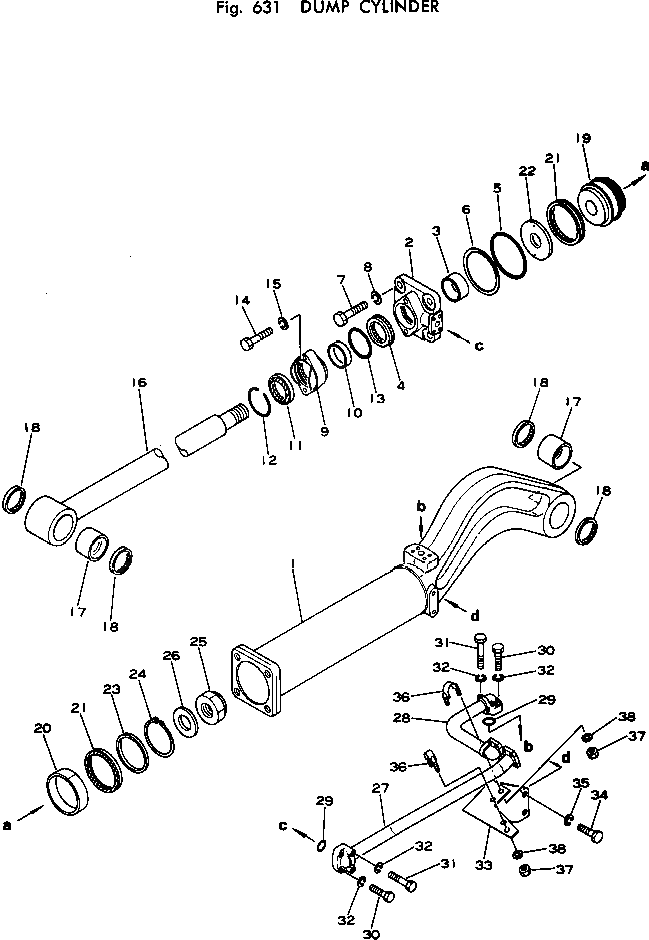 Поршень 242-63-32180 Komatsu