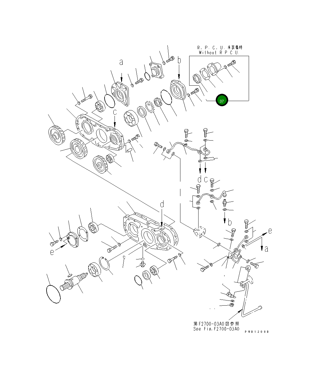 Прокладка 154-01-12271 Komatsu