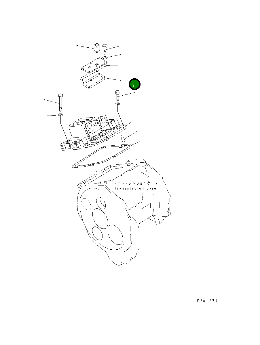 Прокладка 14X-14-19791 Komatsu