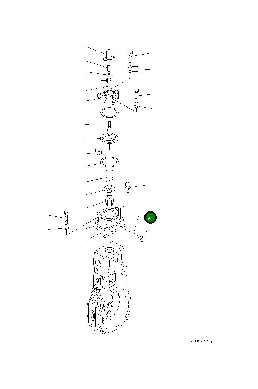 Прокладка DK029331-2130 Komatsu