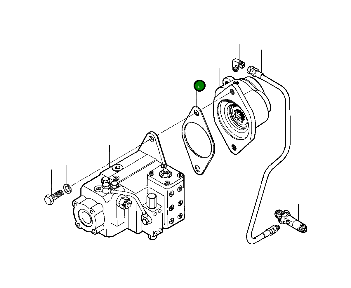 Прокладка 156 267 Komatsu