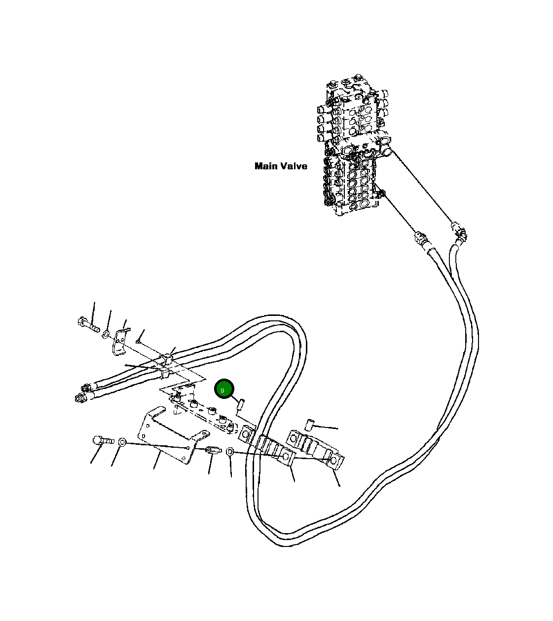 Пробка 22P-70-12140 Komatsu