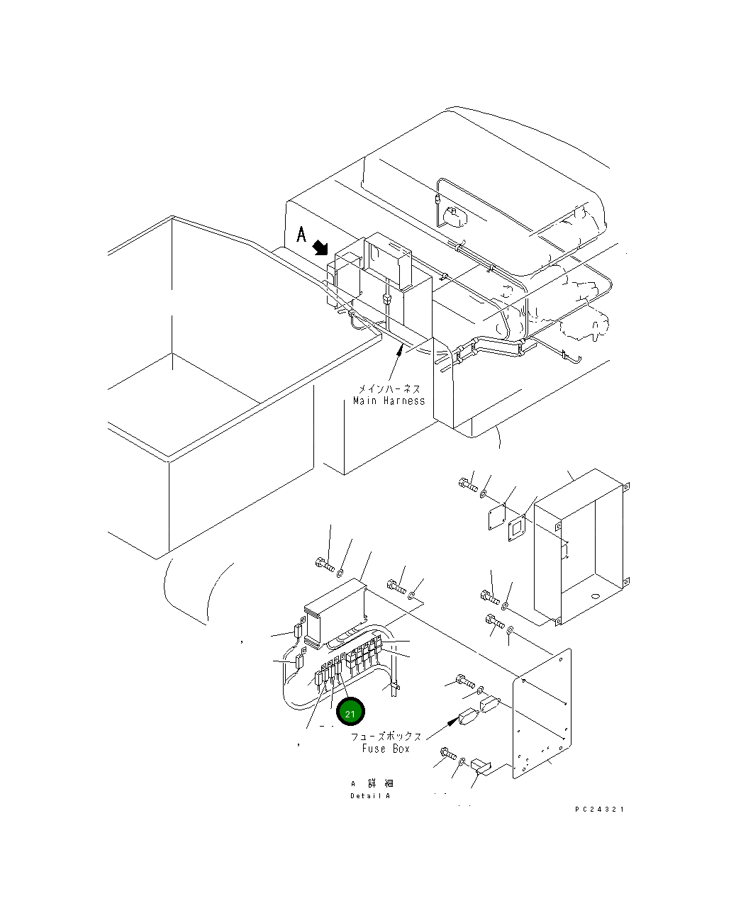 Провод 8261-06-1120 Komatsu