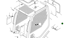 Стекло 37A-54-14152 Komatsu