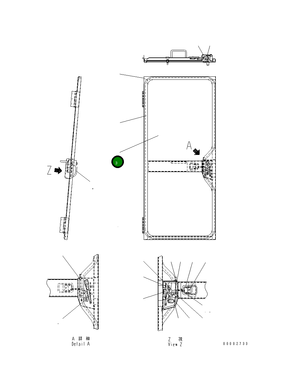 Стекло 23F-950-3760 Komatsu