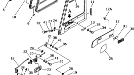 Стекло 561-54-62542 Komatsu