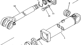 Цилиндр 707-13-16150 Komatsu