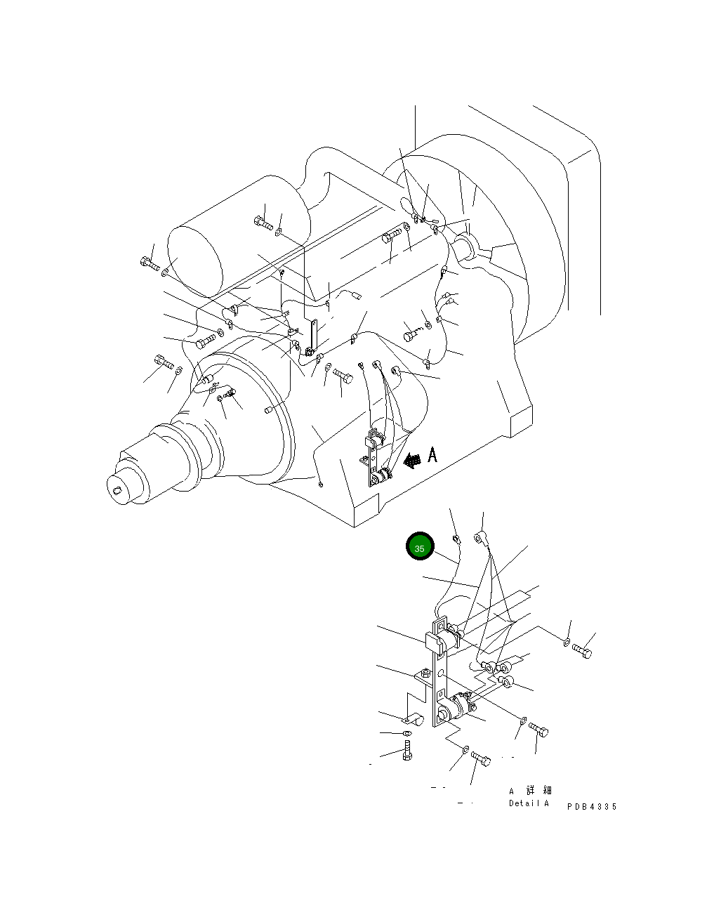 Провод 207-06-K2310 Komatsu