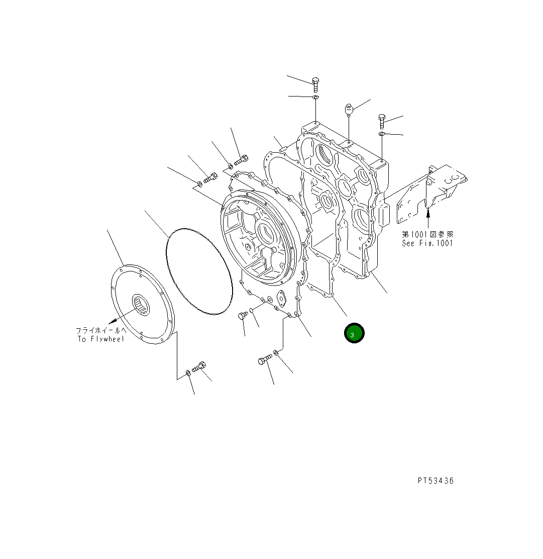 Прокладка 26C-19-11131 Komatsu