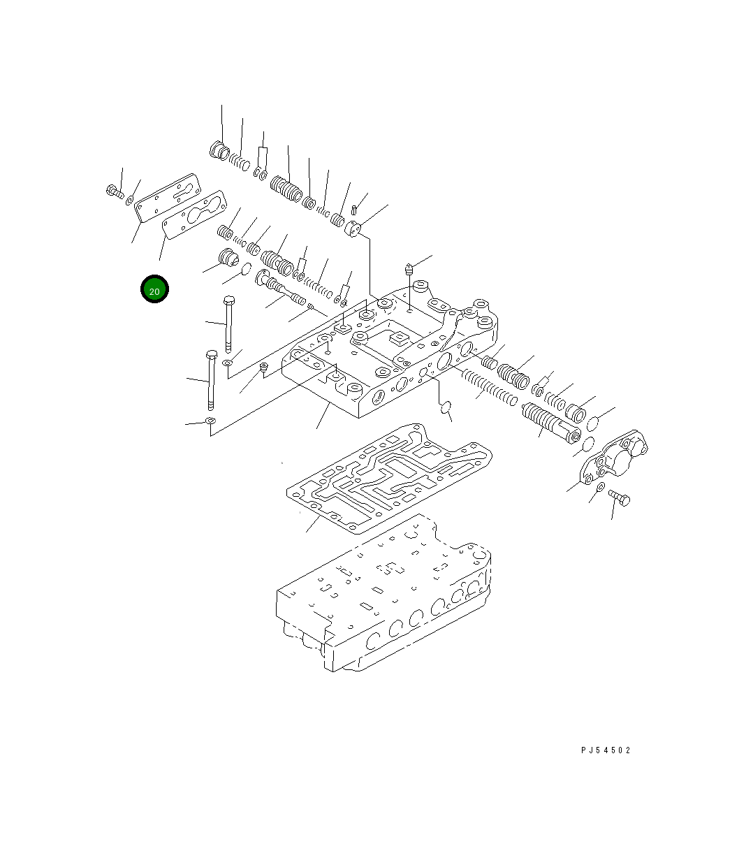 Прокладка 424-15-15930 Komatsu