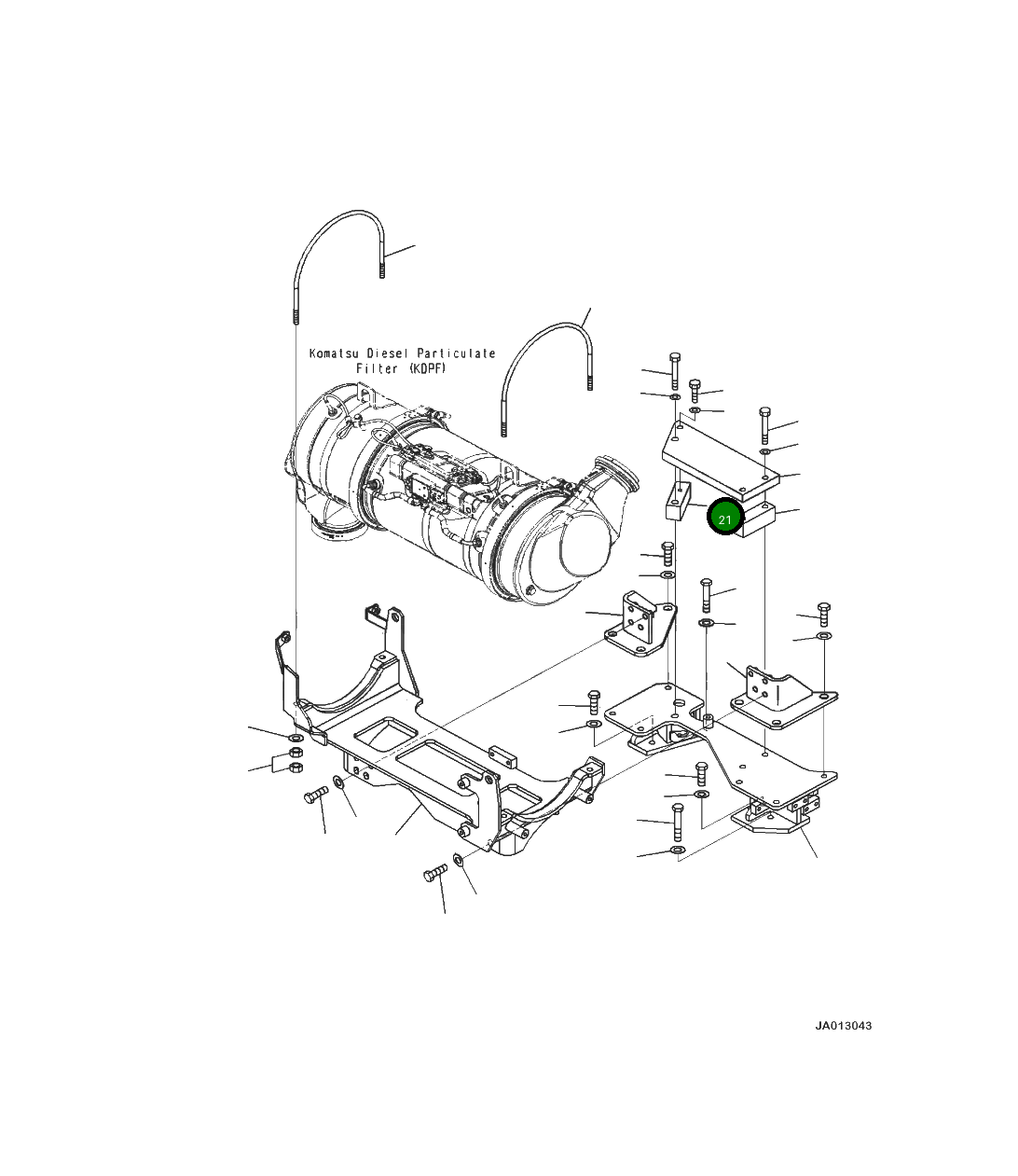 Проставка 419-01-51620 Komatsu