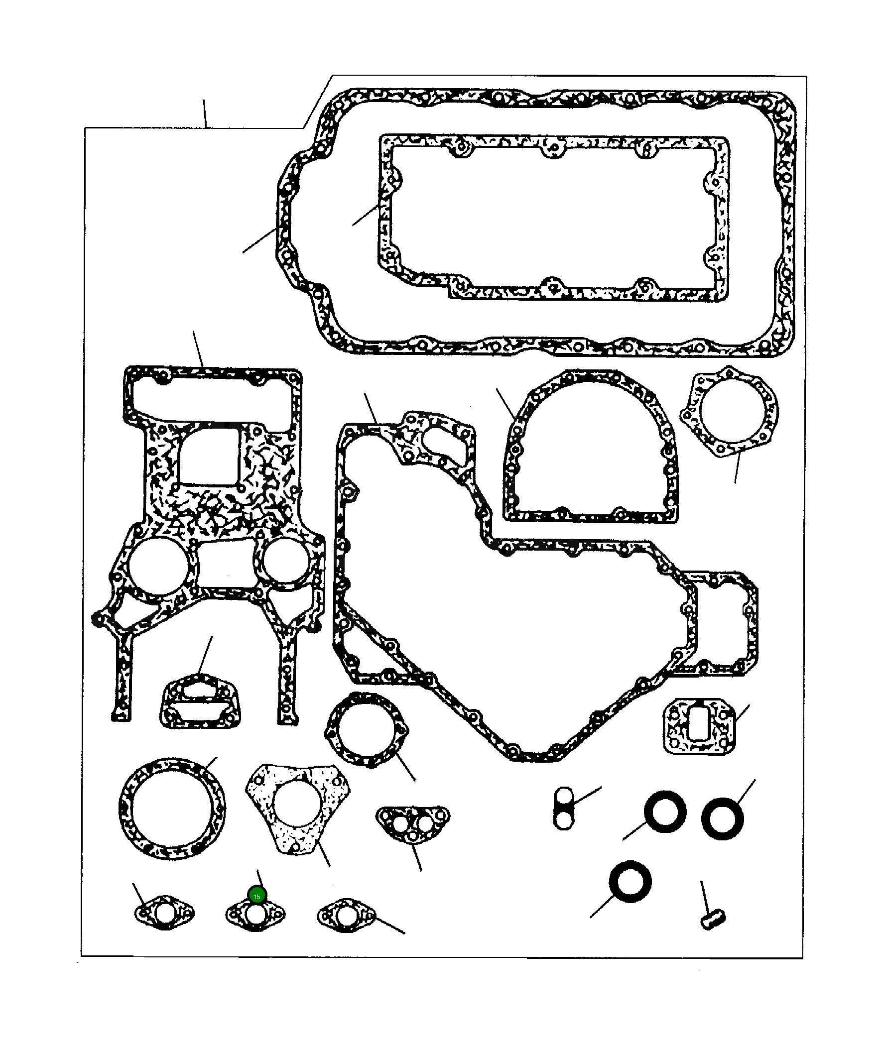 Прокладка 6810-51-6120 Komatsu