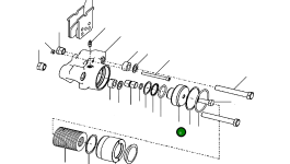 Поршень 1439 514 H1 Komatsu