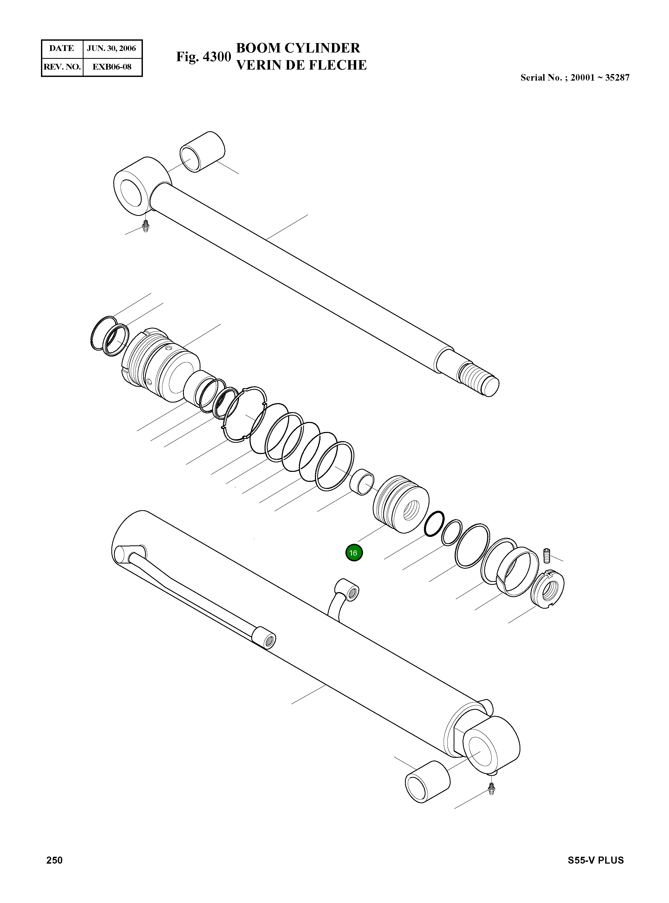 Поршень 53B699-0 Komatsu