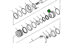 Сальник 1228 904 H1 Komatsu