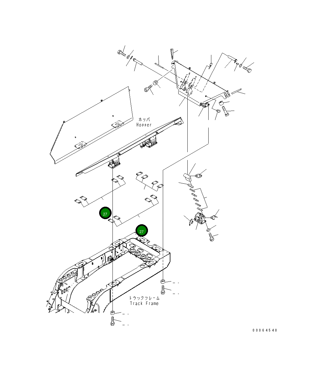 Регулировочная прокладка 8234-70-2351 Komatsu