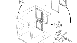 Рукоятка с шариком 506 825 98 Komatsu