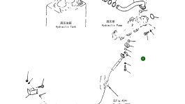 Проставка 07373-11000 Komatsu