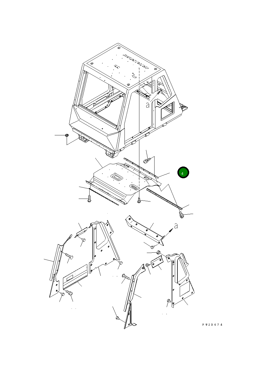 Пластина 569-54-83590 Komatsu
