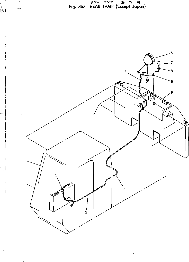 Провод 205-06-62730 Komatsu