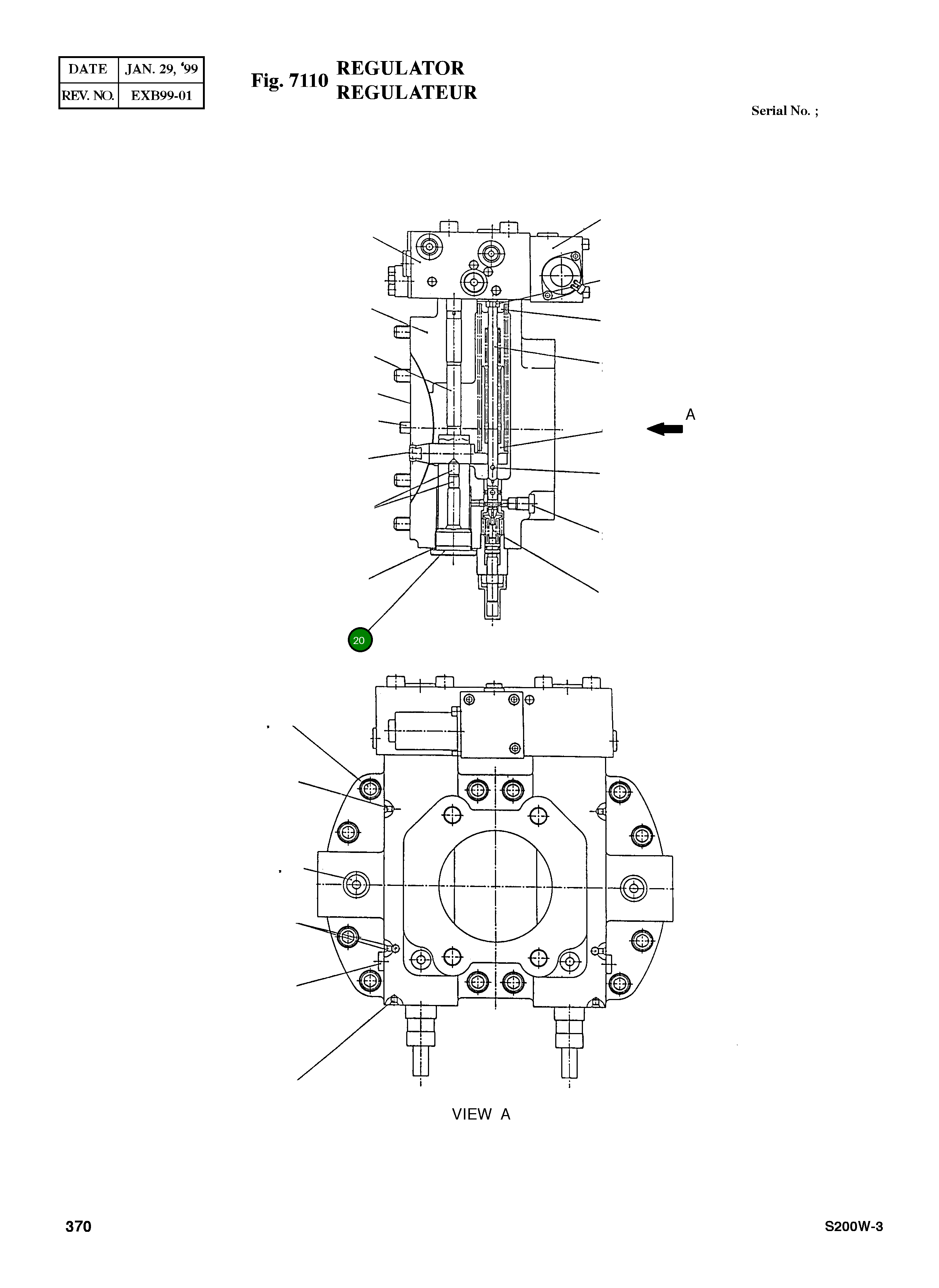 Пробка 1100047591 Komatsu