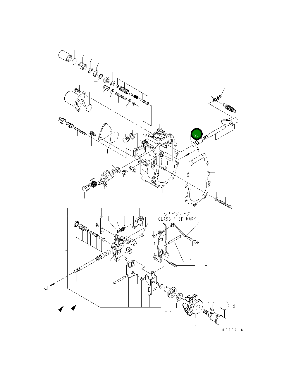 Проставка YM129044-61460 Komatsu